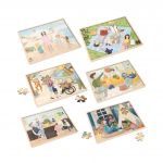 Puidust 3D pusle Colorful World 6, 42 cm x 32 cm, 35 tk