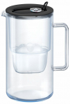 Veefiltrid Aquaphor Glass, 2.5 l, l&auml;bipaistev v./must v.