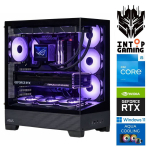 Statsionaarne arvuti Intop i5-14400F, 1 TB, DDR5 64 GB, SSD 1 TB, NVIDIA GeForce RTX 5050 8 GB GDDR6, Windows 11 Pro