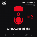 Arvutihiire jalad X-raypad Obsidian Skates Logitech G Pro X Superlight, 2 tk