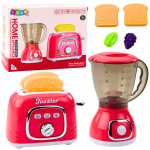 Laste majapidamisseade, k&ouml;&ouml;gi tehnika komplekt Lean Toys Home, roosa v.