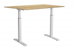 Kirjutuslaud reguleeritava k&otilde;rgusega Sun-Flex EasyDesk Adapt III, valge v./kask v.