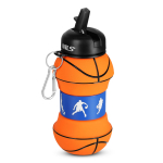Joogipudelid- ja sheikerid Nils Camp Basketball NC4104, oranž v., silikoon/pol&uuml;prop&uuml;leen (pp), 0.55 l