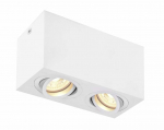 Valgusti lagi SLV Triledo 1002006, GU10, 2 x 10 W, valge v.