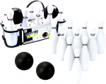 M&auml;ngu bowlingu komplekt Enero Play Set, valge v./must v.