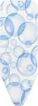 Kate triikimislauale Brabantia Bubbles PerfectFlow, 124 cm x 45 cm, sinine v./valge v.