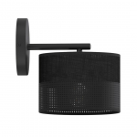 Valgusti seinale Emibig Karbon K1, E27, 1 x 15 W, must v., 20 x 20 cm