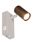 Valgusti seinale Reality Taryn, GU10, 1 x 5 W, pruun v.