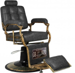 Juuksuritool Gabbiano Boss HD, 48 x 50 x 106 - 123 cm, old leather black v.