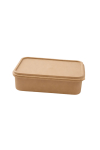 Konteiner toidu jaoks Hermia BU0042, 0.75 l, 19 cm x 13 cm, hall v.