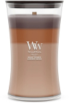 K&uuml;&uuml;nal, l&otilde;hna WoodWick Radiant Cashmere, 90 - 140 h, 609 g, pruun v.