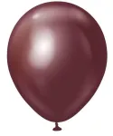 &Otilde;hupallide komplekt ovaalsed Mirror 30 cm, burgundy v., 50 tk