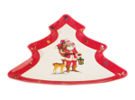 Serveerimistaldrik Mondex Christmas Tree, 28 cm, Valge v./Punane v.