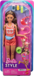 Nukk aksessuaaridega Mattel Barbie Style JNM28, 29 cm, mitmev&auml;rviline