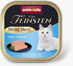 Kassi m&auml;rgtoit Animonda Vom Feinsten Mildes Menu, kalkun/forell, 0.1 kg
