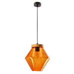 Valgusti lagi Candellux Lighting Brels 31-45300, E27, 1 x 40 W, oranž v. / must v.