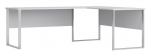 Nurga kirjutuslaud Office Lux, 223 cm x 170 cm, 77 cm, hall v.