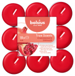 K&uuml;&uuml;nal, l&otilde;hna/teek&uuml;&uuml;nal Bolsius, 4 h, 18 tk, Punane v.