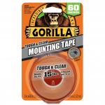 Teip Gorilla CLEAR MOUNTING, kahepoolne, 1.5 m x 25.4 mm x 1000