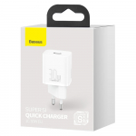 Adapter Baseus Super Si, USB Type C, valge v., 30 W