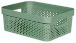 Hoiukast Curver Infinity Recycled, 11 l, roheline v., 36 x 27 x 14 cm