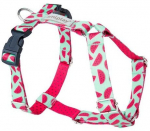 Koerte traksid Amiplay Be Happy, roosa/helesinine, 650 - 950 mm x 25 mm, 65-95