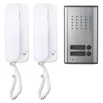 Fonolukk Emos Audio Door Phone Set H1086, valge v.