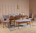 S&ouml;&ouml;gitoa komplekt Kalune Design Vina 0701, violetne v./p&auml;hklipuu v.