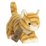 Pehme m&auml;nguasi Aurora Eco Nation Orange Tabby, pruun, 15 cm