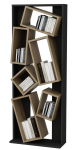 P&otilde;randariiul Kalune Design Carmen 875ZNA4610, tamm v./must v., 153.6 cm x 63 cm x 24 cm