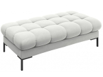 Tumba Micadoni Home Mamaia Velvet, must v./helehall v., 133 cm x 62 cm x 41 cm