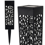 Maasse torgatav p&auml;ikesepaneeliga valgusti Shadow LED, IP44, must v.