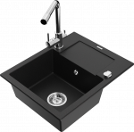 K&ouml;&ouml;givalamu Mexen Enzo 6506571005-77+671600-00, graniit, 57 cm x 46 cm x 17.4 cm, must/kroom