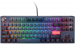 Juhtmega m&auml;nguklaviatuur Ducky One 3 Cosmic One 3 Cosmic Blue TKL Cherry MX Blue, Inglise (US), sinine v./must v./punane v.