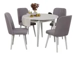 S&ouml;&ouml;gitoa komplekt Kalune Design Vina 0701, valge v./hall v.