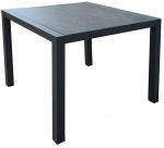 Laud Home4you Delgado 19385, hall v./grafiit v., 80 cm x 80 cm x 72 cm