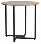 Laud Alto II, tamm v./must v./puidu v., 80 cm x 80 cm x 75 cm