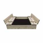 Liivakast 4IQ Bonus Orbis, 160 x 160 cm, kaanega, hall v.