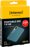 V&auml;line draiv Intenso TX100, SSD, 250 GB, antratsiit v.
