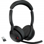 Juhtmeta k&otilde;rvaklapid Jabra Evolve2 55, must v.