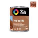 Puidu immutusvahend Pentacolor Woodlife, punakaspruun v./pihlakas v., 0.9 l