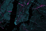 Fototapeet Artgeist Blue Manhattan, 70 cm x 100 cm