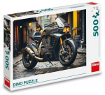Pusle Dino Motorcycle, 47 cm x 33 cm, 500 tk, pruun v./must v./kollane v.