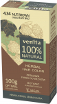 Juuksev&auml;rv Venita 100% Natural Herbal, walnut brown, 4.34, 100 ml