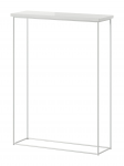 Konsoollaud ADRK Sili, valge v., 60 cm x 20 cm x 80 cm
