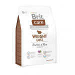 Kuiv koeratoit Brit Care Weight Loss Rabbit & Rice, k&uuml;&uuml;likuliha/riis, 3 kg