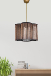 Valgusti rippuv Opviq Chandelier Panier, E27, kuldne v.