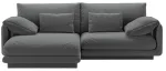 Nurgadiivan Micadoni Torino Structured, tumehall v., vasak, 220 x 170 cm x 83 cm