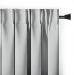 Pimendav kardin, lipsuga Restilo Blackout, helehall v., 140 cm x 270 cm