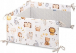 Kaitsepiire Sensillo Muslin Zodiac, pruun v./valge v./hall v., 120 cm x 60 cm